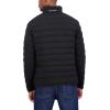 imageNautica Mens Puffer Coat Reversible Midweight Insulated Winter JacketBlack Grey