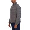 imageNautica Mens Puffer Coat Reversible Midweight Insulated Winter JacketBlack Grey