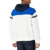 imageNautica Mens Sustainably Crafted ChestStripe HoodieSail White