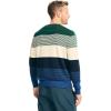 imageNautica Mens Sustainably Crafted Crewneck SweatshirtStriped LimogesGreen