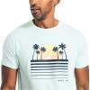 imageNautica Mens Sustainably Crafted Palm Trees Graphic TShirt