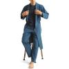 imageNautica Mens Sustainably Crafted RobeEnsign Blue