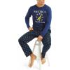 imageNautica mens Sustainably Crafted Printed Poplin Sleep PantMaritime Navy