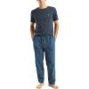 imageNautica Mens Sustainably Crafted Poplin Sleep PantEnsign Blue