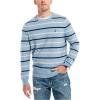 imageNautica Mens Sustainably Crafted Striped Crewneck Sweatshirt