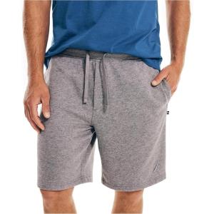 imageNautica Mens 9quot Solid Fleece ShortStone Grey Heather