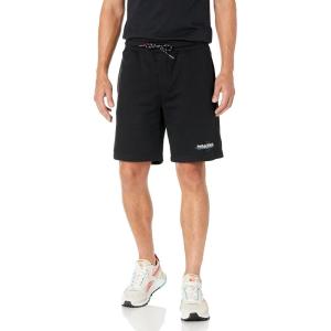 imageNautica Mens Competition Sustainably Crafted 9quot Fleece ShortTrue Black