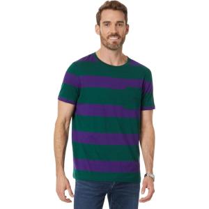 imageNautica Mens Striped Crewneck TShirtTidal Green