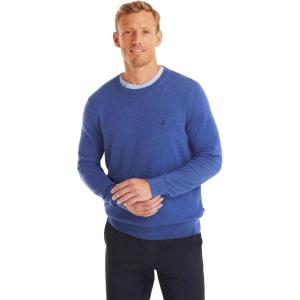 imageNautica Mens Sustainably Crafted Crewneck SweatshirtCastway Aqua