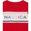 imageNautica Girls Short Sleeve Graphic Logo TShirt Everyday Casual Wear Soft ampamp Comfortable FitTrue Red Logo