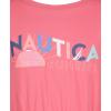 imageNautica Girls Short Sleeve Jersey Tee Dress with Elastic Cinched Waist Fun Designs ampamp ColorsRapture Rose