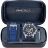 imageNautica NST Silicone Strap Watch Box Set