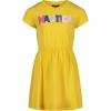 imageNautica Girls Short Sleeve Jersey Tee Dress with Elastic Cinched Waist Fun Designs ampamp ColorsMaize