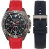 imageNautica NCT Blue SAIL Silicone Strap Watch Box Set
