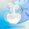 imageNautica Bluetooth Earbuds Wireless Connection 6 Hours Playtime Bluetooth 51 HandsFree Stereo Calls Fast Auto Pair IPX5 Splashproof Lightweight Transparent Design for iOS Android YellowWhite