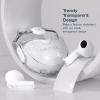 imageNautica Bluetooth Earbuds Wireless Connection 6 Hours Playtime Bluetooth 51 HandsFree Stereo Calls Fast Auto Pair IPX5 Splashproof Lightweight Transparent Design for iOS Android YellowWhite