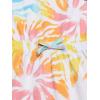 imageNautica Girls Short Sleeve Jersey Tee Dress with Elastic Cinched Waist Fun Designs ampamp ColorsWhite Sunburst Tie Dye