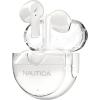 imageNautica Bluetooth Earbuds Wireless Connection 6 Hours Playtime Bluetooth 51 HandsFree Stereo Calls Fast Auto Pair IPX5 Splashproof Lightweight Transparent Design for iOS Android YellowWhite