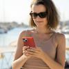 imageNautica Matte iPhone 14 Plus Case Ultimate Drop Protection Scratch Protection Soft Touch Thin Design Fashionable Matte Finish Phone Case for iPhone 14 Plus CantaloupeRed