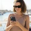 imageNautica Matte iPhone 14 Plus Case Ultimate Drop Protection Scratch Protection Soft Touch Thin Design Fashionable Matte Finish Phone Case for iPhone 14 Plus CantaloupeBlack