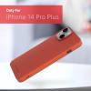 imageNautica Matte iPhone 14 Plus Case Ultimate Drop Protection Scratch Protection Soft Touch Thin Design Fashionable Matte Finish Phone Case for iPhone 14 Plus CantaloupeRed