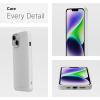 imageNautica Matte iPhone 14 Plus Case Ultimate Drop Protection Scratch Protection Soft Touch Thin Design Fashionable Matte Finish Phone Case for iPhone 14 Plus CantaloupeOff White