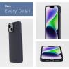 imageNautica Matte iPhone 14 Plus Case Ultimate Drop Protection Scratch Protection Soft Touch Thin Design Fashionable Matte Finish Phone Case for iPhone 14 Plus CantaloupeNavy
