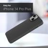 imageNautica Matte iPhone 14 Plus Case Ultimate Drop Protection Scratch Protection Soft Touch Thin Design Fashionable Matte Finish Phone Case for iPhone 14 Plus CantaloupeBlack