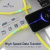 imageNautica USBC to USBA Cable USBA to USBC Charging Cord 45 A Fast Charging USB C Cable Compatible with Galaxy S9 S10 S10 LG V20 G5 G6 PS5 Controller USB C Charger and More
