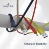 imageNautica USBC to USBA Cable USBA to USBC Charging Cord 45 A Fast Charging USB C Cable Compatible with Galaxy S9 S10 S10 LG V20 G5 G6 PS5 Controller USB C Charger and More