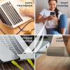 imageNautica USBC to USBA Cable USBA to USBC Charging Cord 45 A Fast Charging USB C Cable Compatible with Galaxy S9 S10 S10 LG V20 G5 G6 PS5 Controller USB C Charger and More