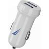 imageNautica Dual Port Car Charger 12W Output 2X USBA Port Quick Charge Compatible with iPhone Android Phones Tablets Powerbanks WhiteWhite