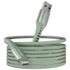imageNautica Lightning to USBA Cable Fast Charge Support 12W Output Power Durable Braided Cable 4 ft Compatible with iPhone iPad iPod GreenGreen