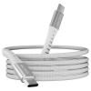 imageNautica USBC to USBC Cable 15W HighSpeed Charging Durable Braided Cable Premium Quality Universal Compatibility WhiteWhite