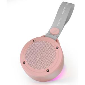imageNautica Portable Bluetooth Speaker Wireless TWS Pairing IPX5 Splashproof Dynamic Led Lights Bluetooth 51 Carrying Strap Advanced Sound for Home Outdoor Navy  YellowNude