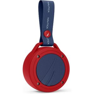 imageNautica Portable Bluetooth Speaker Wireless TWS Pairing IPX5 Splashproof Dynamic Led Lights Bluetooth 51 Carrying Strap Advanced Sound for Home Outdoor Navy  YellowRed  Navy