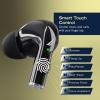 imageNautica Bluetooth Earbuds 6 Hours Playtime Bluetooth 51 HandsFree Stereo Calls Fast Auto Pair IPX5 Splashproof Wireless Lightweight Design for iOS Android BlackBlack