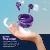 imageNautica Bluetooth Earbuds Superior Wireless Connection 16 Hours Playtime Bluetooth 53 HandsFree Stereo Calls Lightweight Design for iOS Android PurplePurple