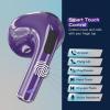 imageNautica Bluetooth Earbuds Superior Wireless Connection 16 Hours Playtime Bluetooth 53 HandsFree Stereo Calls Lightweight Design for iOS Android PurplePurple