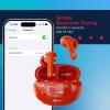 imageNautica Bluetooth Earbuds Wireless Earbuds 16 Hours Playtime ENC for NoiseFree Calls 4 Mics Bluetooth 53 Smart Touch Control IPX5 Splashproof Lightweight Design for iOS Android GreenRed