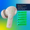 imageNautica Bluetooth Earbuds Wireless Earbuds 16 Hours Playtime ENC for NoiseFree Calls 4 Mics Bluetooth 53 Smart Touch Control IPX5 Splashproof Lightweight Design for iOS Android GreenLatte