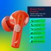 imageNautica Bluetooth Earbuds Wireless Earbuds 16 Hours Playtime ENC for NoiseFree Calls 4 Mics Bluetooth 53 Smart Touch Control IPX5 Splashproof Lightweight Design for iOS Android GreenRed