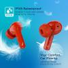 imageNautica Bluetooth Earbuds Wireless Earbuds 16 Hours Playtime ENC for NoiseFree Calls 4 Mics Bluetooth 53 Smart Touch Control IPX5 Splashproof Lightweight Design for iOS Android GreenRed