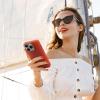 imageNautica Matte Case Compatible with iPhone 14 Pro Ultimate Drop Protection Scratch Protection Soft Touch Thin Design Fashionable Matte Finish Phone Case for iPhone 14 Pro NavyRed