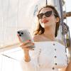 imageNautica Matte Case Compatible with iPhone 14 Pro Ultimate Drop Protection Scratch Protection Soft Touch Thin Design Fashionable Matte Finish Phone Case for iPhone 14 Pro NavyOff White
