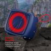 imageNautica Portable Bluetooth Speaker Wireless IPX5 Splashproof Integrated Phone Holder 15 Hours Playtime Dynamic Led Lights TWS Pairing Pure Bass for Home Outdoor Black  OrangeNavy  Red