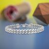 imageNautica Stainless Steel Cuban Chain Bracelet for Men Lobster Clasp