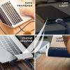imageNautica USB C to Lighting Cable with LED Light 4FT iPhone Charger Cable Type C to Lighting Cable Lighting to Type C Fast Charging Cord Compatible with iPhone Xs Airpods and Many More