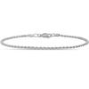 imageNautica Mens Chain Bracelet  Silver Tone Classic Twist French Rope Chain Bracelet for Women85