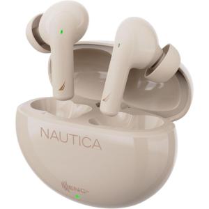 imageNautica Bluetooth Earbuds Wireless Earbuds 16 Hours Playtime ENC for NoiseFree Calls 4 Mics Bluetooth 53 Smart Touch Control IPX5 Splashproof Lightweight Design for iOS Android GreenLatte